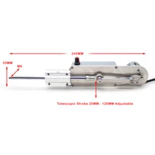 Multi-Function Lift Mechanism Actuator Telescopic Motor Stroke 120Mm Adjustable