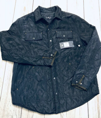 Rainforest Men's Jacket Coat Quilted TOP Navy Blue , Sz L / $195.00 NTW