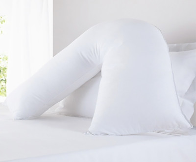 V Shaped Pillow Extra Filled Orthopedic Back Support Pregnancy Nursing Maternity