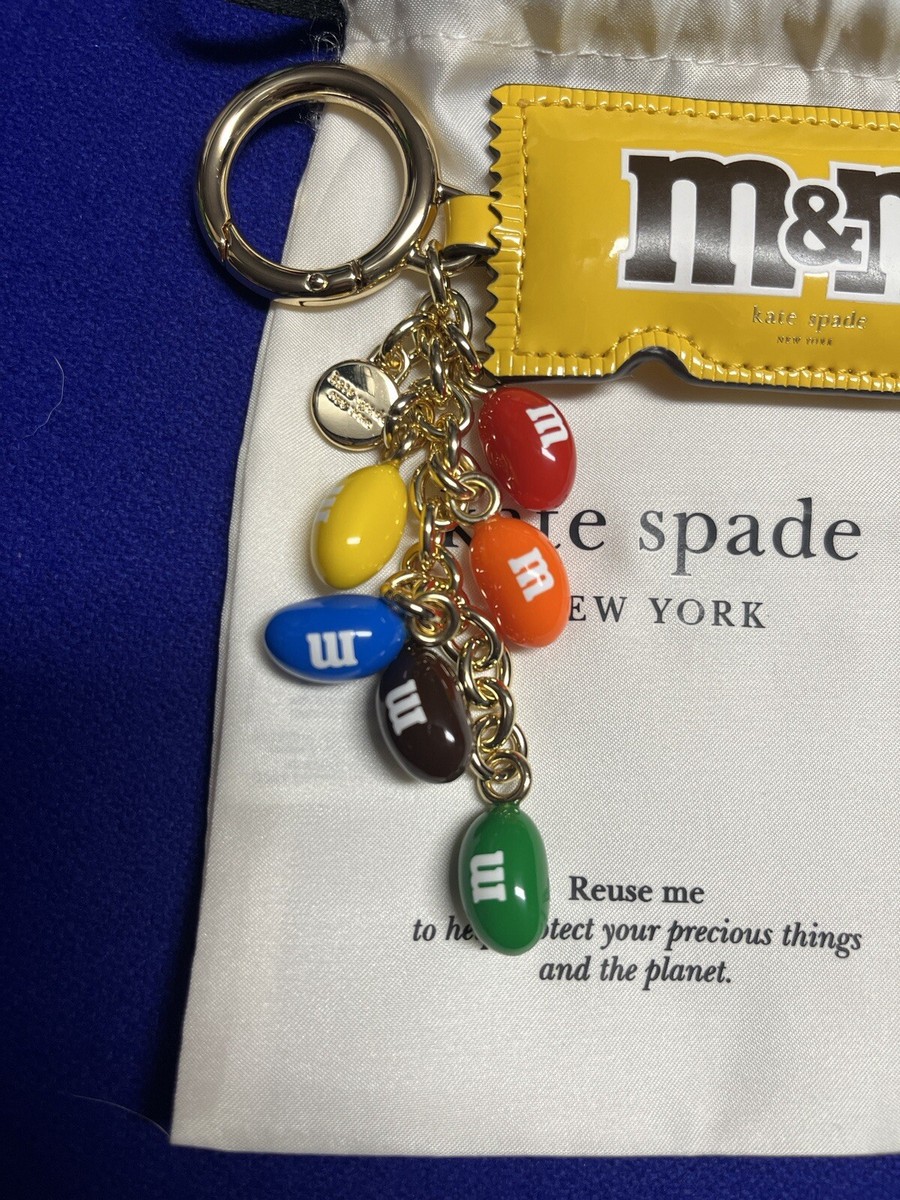 希少！M&M's x ケイト・スペード ニューヨーク3D パケット キー フォブ Kate Spade M&M Limited Edition 3D Packet Keychain Bag Charm