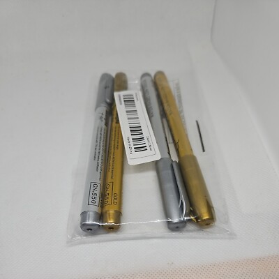 4 Stück 2 x Gold & 2 Silber Zum Selbermachen Metall Wasserdicht Permanent Lackierer 