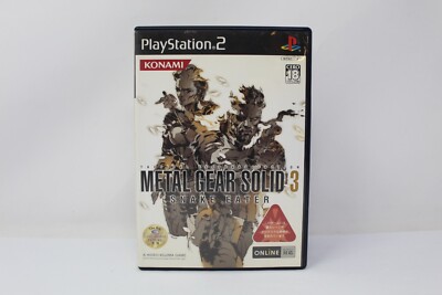 Metal Gear Solid 3 Snake Eater PS2 Sony PlayStation NTSC-J