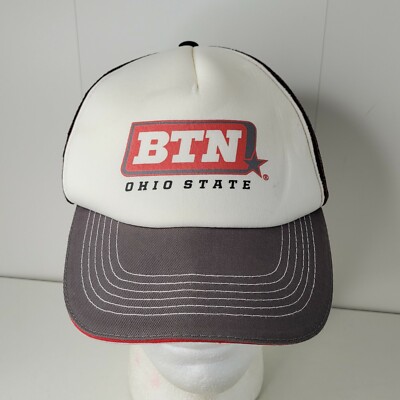 BTN Big Ten Network Ohio State Buckeyes Trucker NCAA SnapBack Hat Baseball Cap