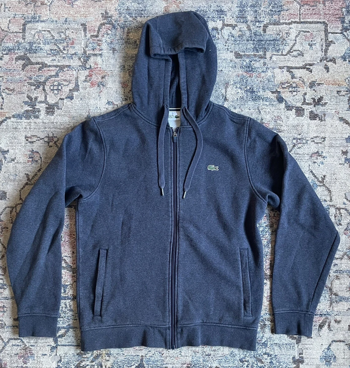 Lacoste full zip hoodie deals
