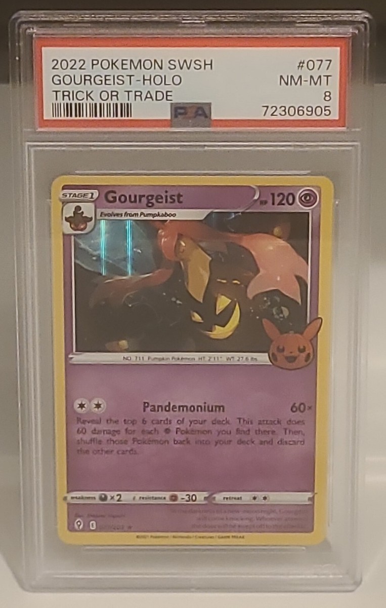 2022 Pokémon SWSH Gourgeist Holographic - Trick Or Trade