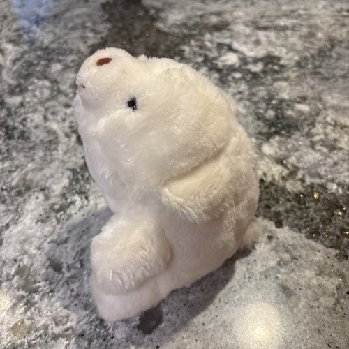 Peluche GUND White Polar Beor Cub 7” vintage 1980 - Imagen 2 de 8