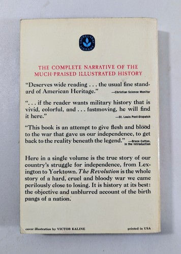 American Heritage Book of Revolution Bruce Lancaster 1958 Military - Picture 5 of 5