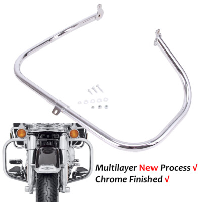 OUMURS Chrome Engine Crash Bar For Harley Touring 2009-2023 - Road King, Street Glide