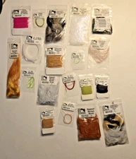 20 Pcs Lot HARELINE DUBBIN STRUNG MARABOU. BLOOD QUILLS . FLY TYING, CRAFTS.