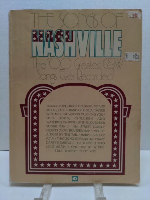 Songs Nahsville 100 Greatest Songs Recorded Sheet Music Songbook Piano GuitarM17