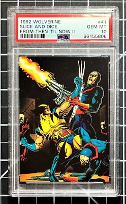 1992 Marvel Comic Images Wolverine - #41 Slice & Dice - PSA 10 GEM