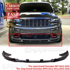 For Jeep Grand Cherokee Srt Srt8 2012-16 Carbon Fiber Front Bumper Lip Splitter For Jeep Grand Cherokee Srt Srt8 2012-16 Carbon Fiber Front Bumper Lip Splitter