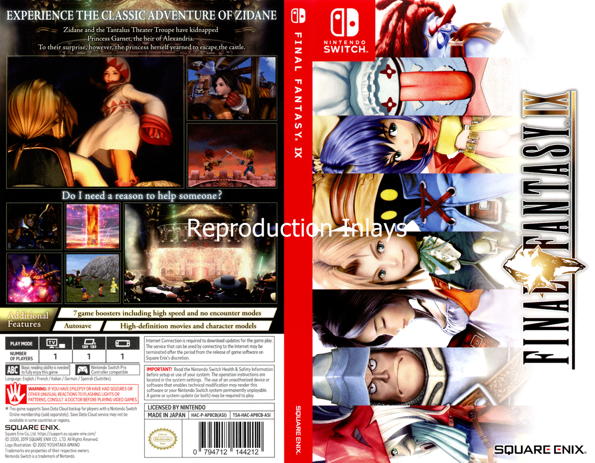 【未開封】Final Fantasy IX - Switch Final Fantasy IX - For Nintendo Switch: Video Games - Amazon.ca