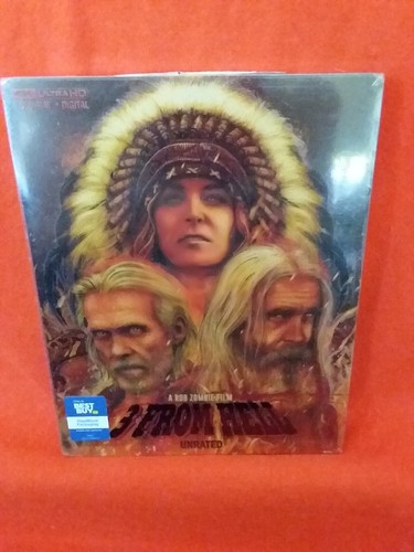 3 From Hell Steelbook (4K UHD+Blu-ray+Digital, Unrated) NEW ! OOP ! SOLD OUT 🔥
