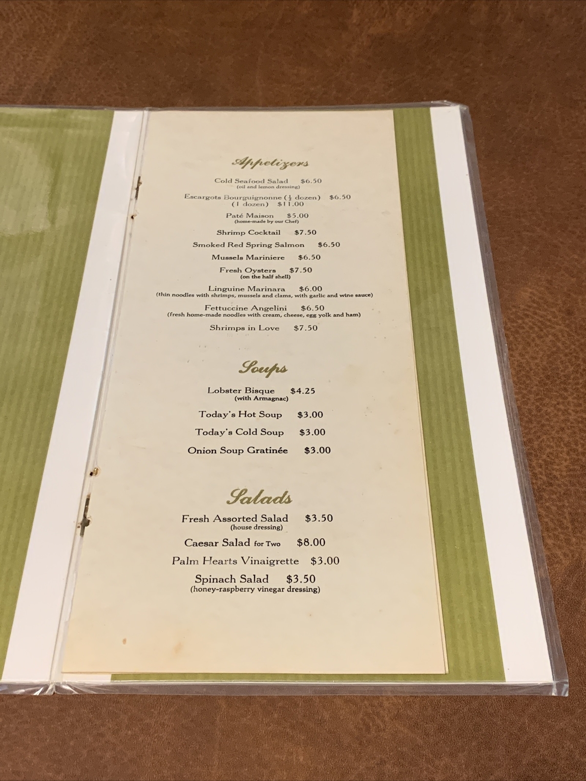 Vintage Rare Old Gooderham House Angelini’s Restaurant Menu eBay