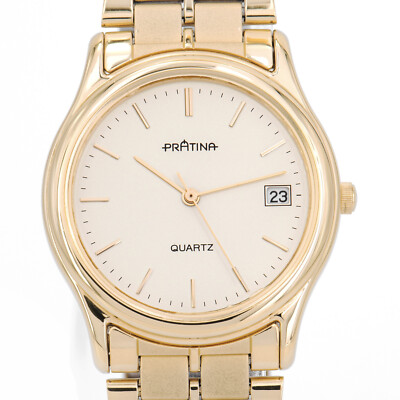 32 mm - Prätina (Dugena) Quartz (B&P) Herren Unisex Dress Watch - aus 1994
