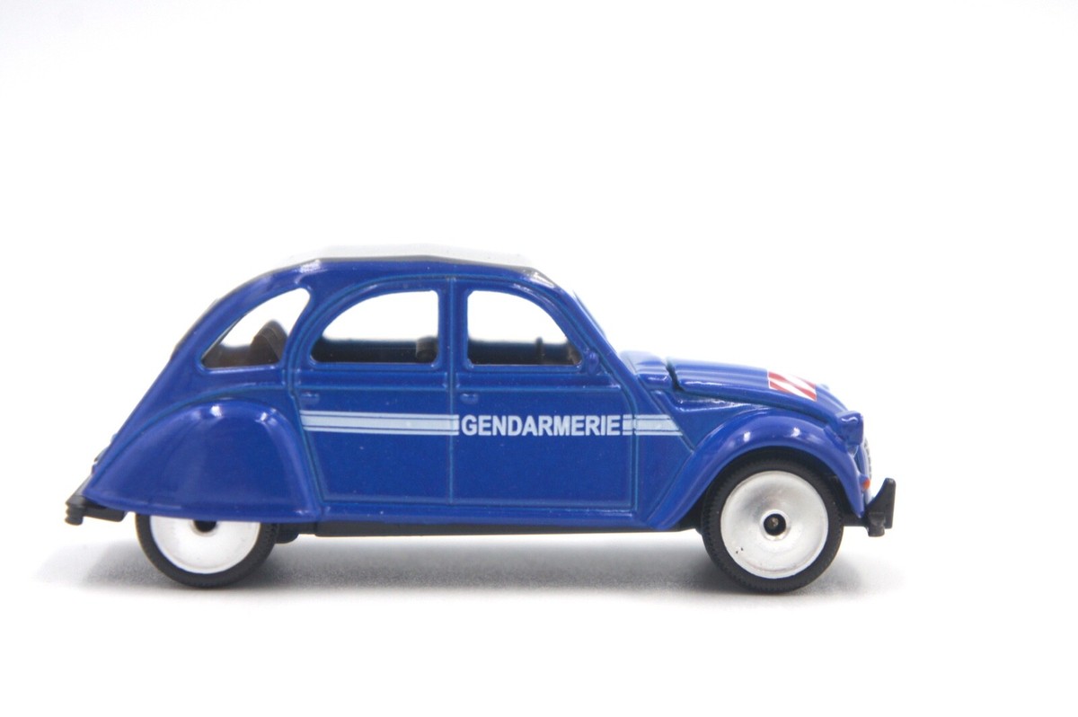 CITROËN ミニカーセット 2CV & Méhari Majorette Citroen 2CV Metal Series - Silver / Blue / Red 1