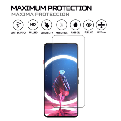 GIOPUEY Pellicola Protettiva Retro Compatibile Con Nubia Red Magic 7 PRO / 7S PRO, [4 Pezzi] 0.1mm Ultra-Sottile Morbido Back Protector Flim [Anti Impronta Digitale