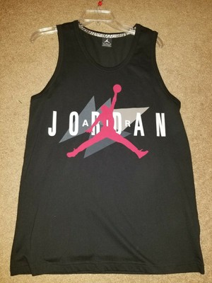 Nike Air Jordan Tank Top Black Mens Size Large | eBay