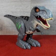 Robo Alive Walk & Roar Grey T-Rex Dino AAA Battery-Powered Robotic Toy by Zuru