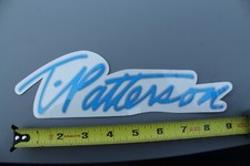T. Patterson Surfboards Clear Blue Blue Grey Aloha V52C Vintage Surfing STICKER