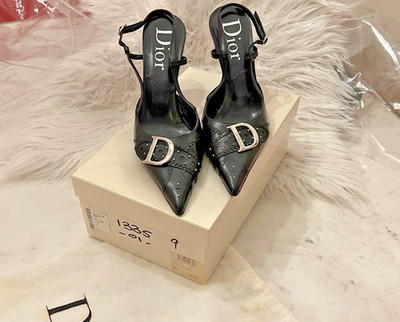 Dior Shoes D Trick Slingback - Galliano Era VERY RARE Size EU 39