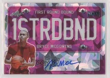 2021-22 Leaf Metal First Round Bound Pink Crystals 6/15 Bryce McGowens Auto 0s1n