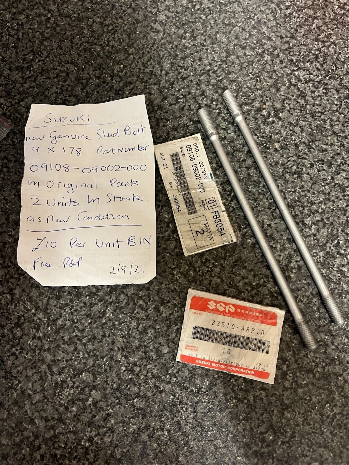 STUD BOLT (9X178)