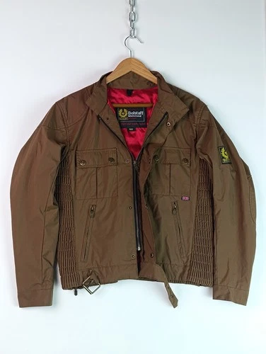 BELSTAFF Tourmaster Trophy Jacket Brown Nylon Biker Motorcycle Men Sz IT 50 M L image 2