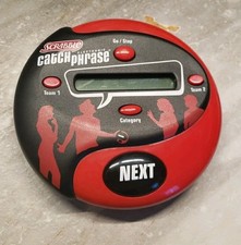 Catch Phrase Hasbro Handheld Electronic Party Game Red  Black TESTED and WORKS