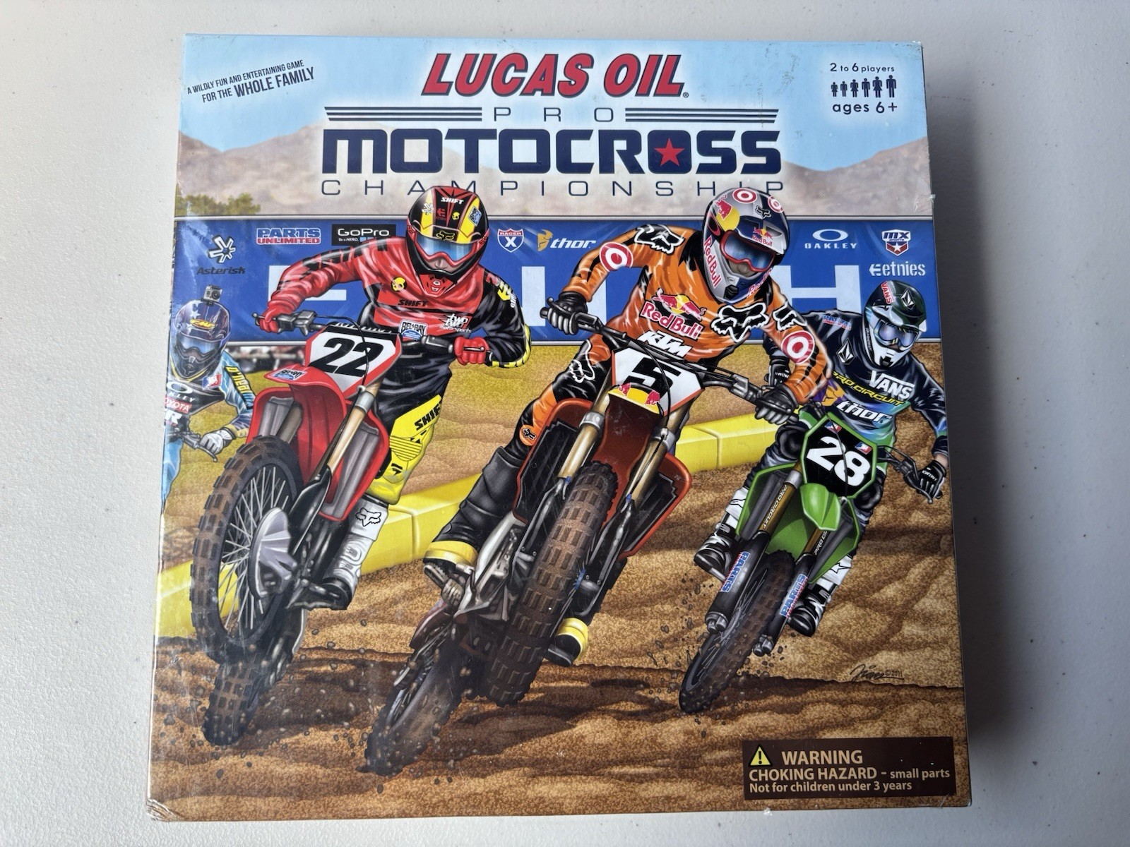 Pro Motocross Unplugged Championship Board Game Dirt Bike Sealed
