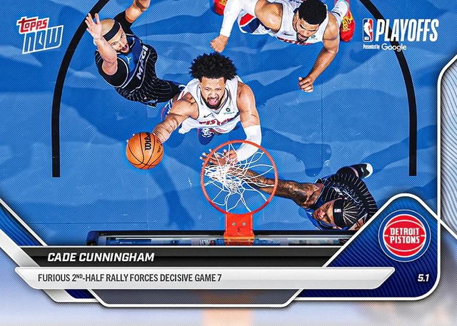 Cade Cunningham - 2025-26 NBA Topps NOW - Card 287 - PR: 914 DETROIT PISTONS