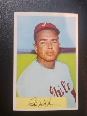1954 Bowman Set-Break #143 Willie Jones EX-EXMINT Gum ST on Back Philadelphia 