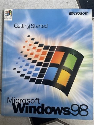 Vintage Erste Schritte mit Windows 98 Handbuch