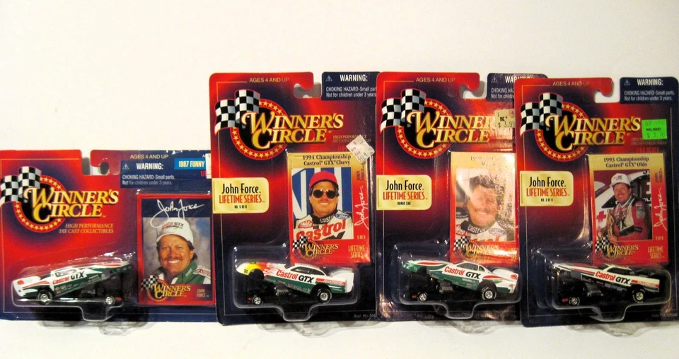 Lot 10 John Force NHRA Funny Cars Brute Force MONZA Superman Elvis Racing Champ. - Image 2 of 4