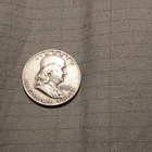 1953 Full Silver Half Dollar Coin, Franklin CLEAN CONDITION