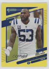 2021 Donruss Photo Variation Press Proof Yellow Shaquille Leonard Darius 6k2