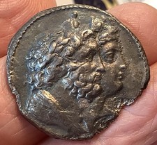 PTOLEMY IV, Egypt  Silver Tetradrachm Alexandria Eagle Ancient Coin