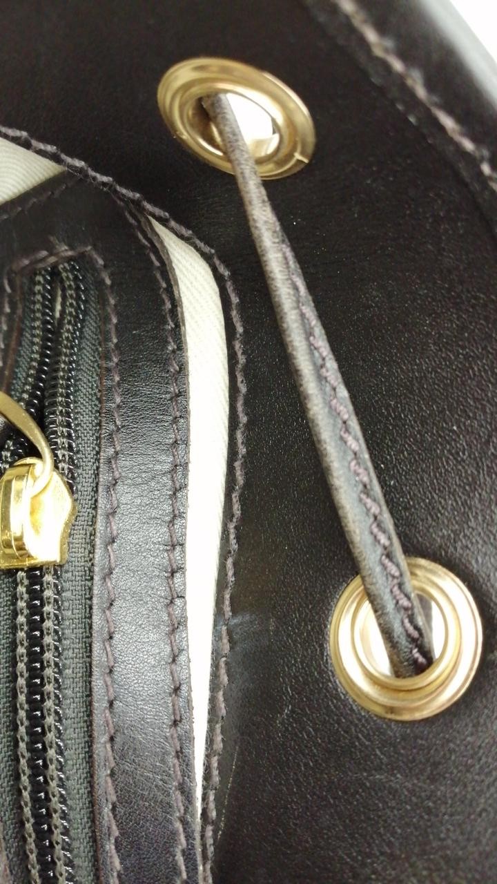 Allover Pattern Drawstring Bag Model B Gray Some … - image 18