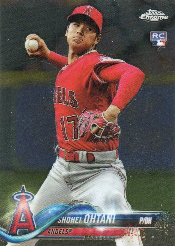 2018 Topps Chrome Update Shohei Ohtani Rookie Card- Pitching # HMT1