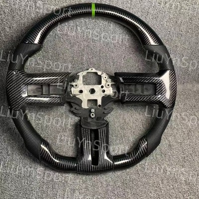 Customzied Real Carbon Fiber Black Steering Wheel for Ford Mustang GT 2010-2014