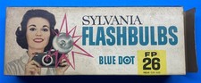 Vintage Sylvania Blue Dot 12 Pack Camera Flash Bulbs FP26 New Old Stock