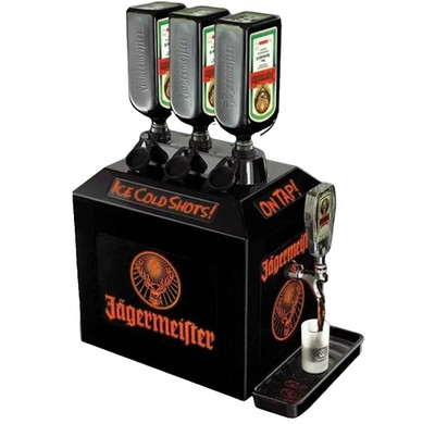Jagermeister Tap Machine JEMUS Model 3 Bottle Shot Dispenser Chiller
