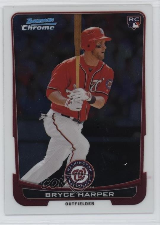 2012 Bowman Draft Chrome Bryce Harper #10 Rookie RC