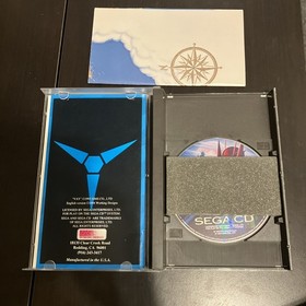Vay | Sega CD, 1994 | Complete in Box w/ Manual, Reg Card, Foam, AND Map CIB