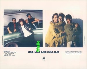 Press Photo: LISA LISA & THE CULT JAM 8x10 Color 1987