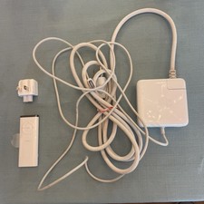 Apple MagSafe Power Pack Adapter 60W, A1184 & Remote A1156 & Duckhead Wall Plug