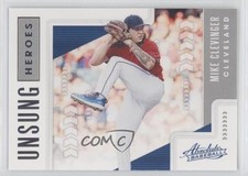 2020 Panini Absolute Unsung Heroes Mike Clevinger #UH1 o1u