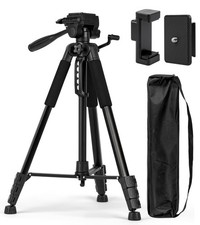 72 Inch Lightweight Portable DSLR Camera Phone Tripod Stand 360 Pan Head