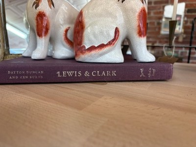 Lewis & Clark by Ken Burns Decorative Maroon Hardcover for Shelf Styling